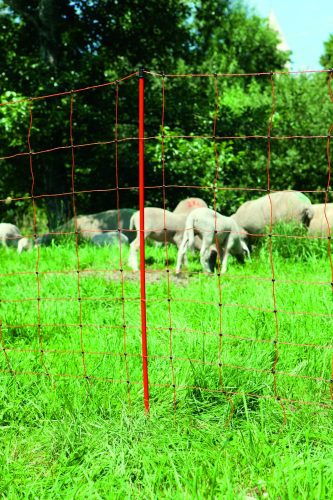 AKO OviNet mreža za ovce, narančasta, 50 m x 108 cm, s dvostrukim klinovima za zabijanje