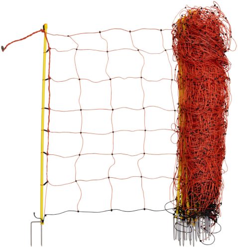 Narančasta mreža za ovce jednostruka šiljasta 90 cm - 50 m