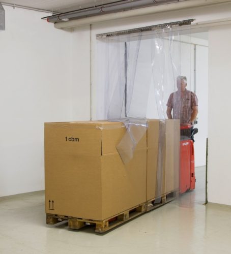 Prozirna PVC trakasta zavjesa u roli 20cm x 2mm - 50 m