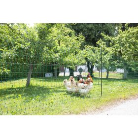 Mreža za perad, 50 m, 106 cm, s dvostrukim kolcem, zelena