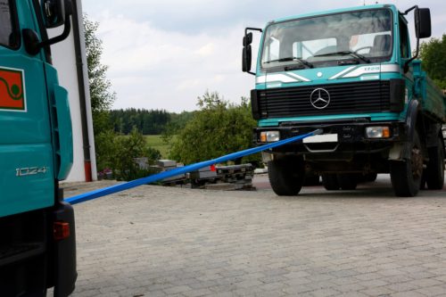 Vučno uže plave boje, vlačna čvrstoća 56 t – 6 m