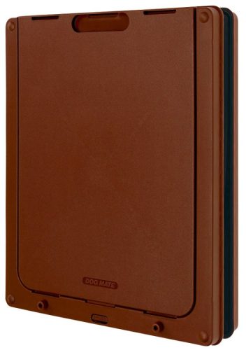 Dog Mate® XL dvopoložajna vrata za pse, za velike pse, smeđa