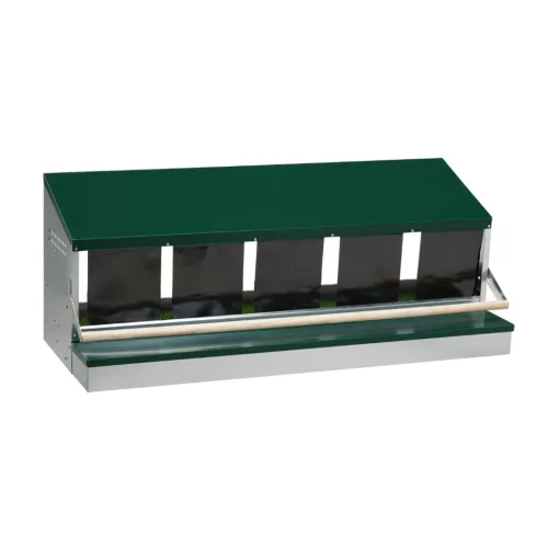 Jednodijelno metalno gnijezdo za nesenje s 5 ležišta - 125 cm