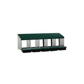 Petokomorni gnijezdo za nesilice s plastičnim dnom